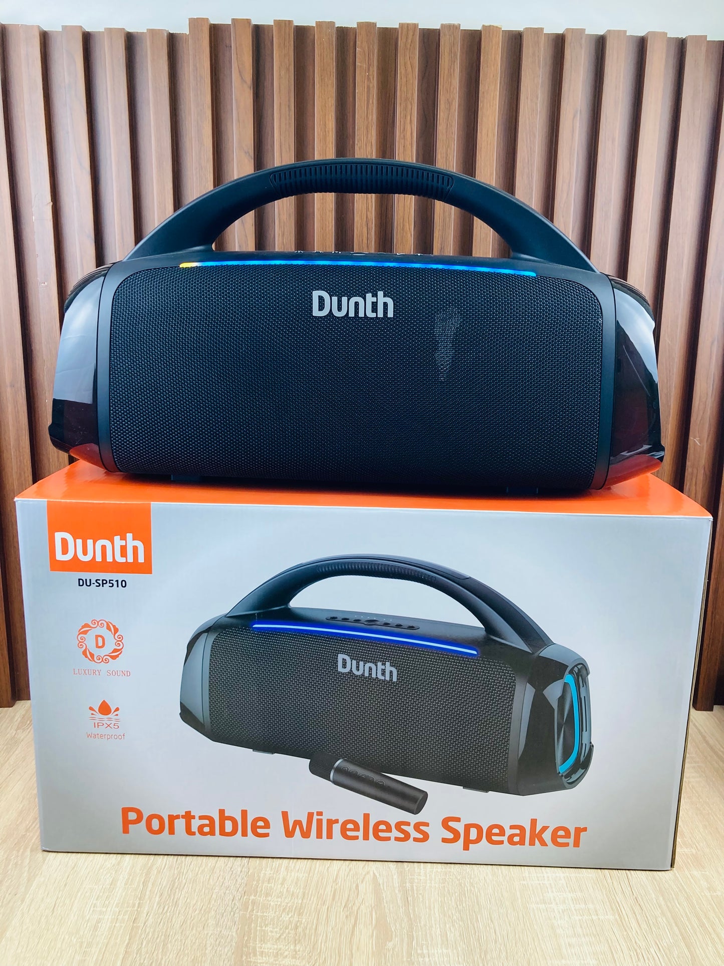 Portable speaker bass boost